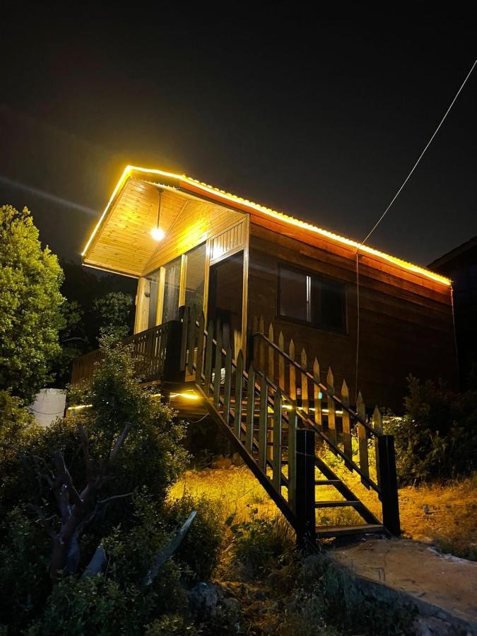 Ajloun Wooden Huts اكواخ عجلون الخشبية Live Amid Nature Umm al Manabi Ngoại thất bức ảnh